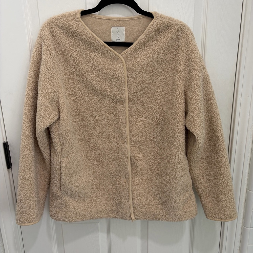Joie Tan Teddy Jacket
